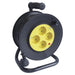 REEL EXTENSION 50M - G3X1.5MM2 - 4 SOCKETS KONEKTO OVERHEATING AND DANGER PROTECTION - Удължители и