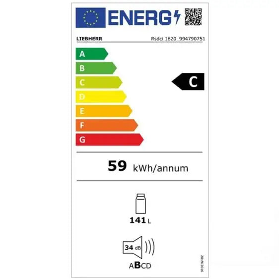 Refrigerator LIEBHERR Rsdci 1620 Plus 141 l EasyFresh 85 cm - Домакински уреди Liebherr с 10 години гаранция до