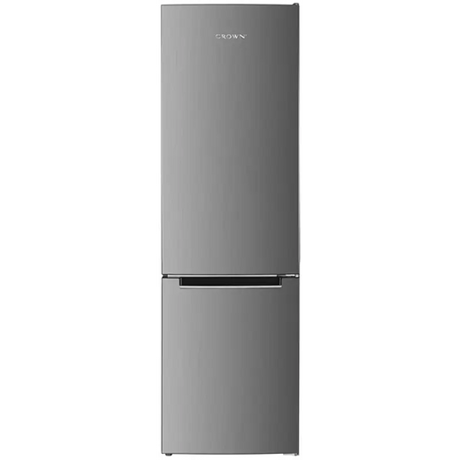 Refrigerator with freezer Crown CBR271EIX 262 l E Stainless steel Static - Хладилници с