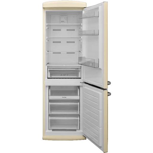 Refrigerator with freezer Finlux FXCARE 373020 BEE BEIGE 331 l E No Frost Beige - Хладилници с