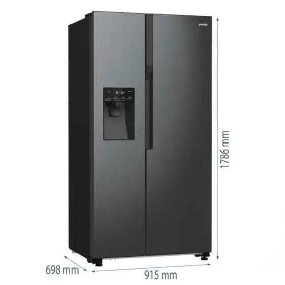 Refrigerator with freezer GORENJE Side by Side NRR9185ESBXL 566 l NoFrost Plus 178.6 cm - Хладилници Side