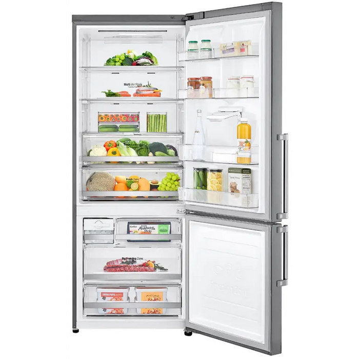 Refrigerator with freezer LG GBF567PZCMB + Cooking device Tefal EY101815 Easy Fry Compact - Комбинирани хладилници с