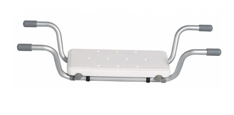 Recessed bench for bathtub - adjustable