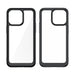Reinforced case with flexible frame for iPhone 15 Pro Outer Space - transparent - Cell phone cases