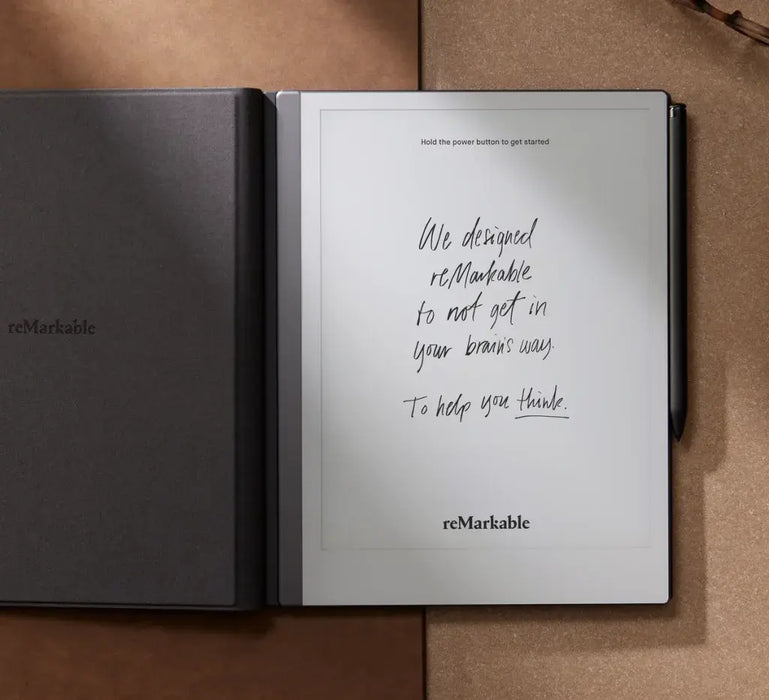 ReMarkable 2 Tablet, 10.3", complete with Marker plus black and Book Folio Premium case