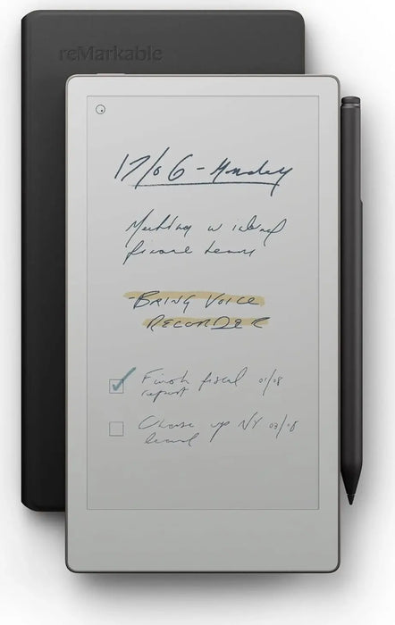 ReMarkable Pro Move 7.3" Tablet, complete with Marker plus and Book Folio Premium Case