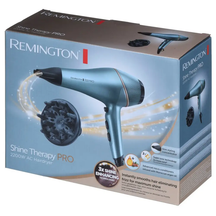 Remington AC9300 hair dryer 2200 W Blue - HairdryersAGD-SUS<<<Home Appliance - ProductsAGD<<<ActionPL&&&Сешоари<<<За