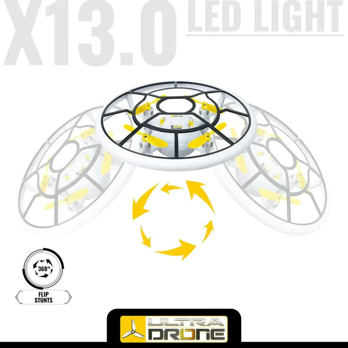 Remote control drone Mondo Ultradrone X13 LED Light - Електроника Игри<<<Компютри| Електроника<<<BigBuy&&&Търтеите и
