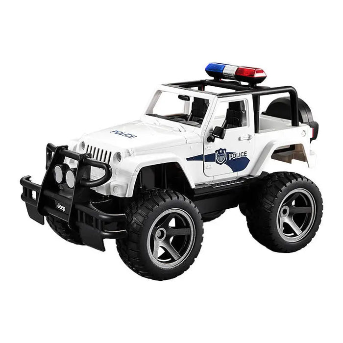 Remote-controlled car 1:12 Double Eagle (white) Jeep (Police) E550-003 - Remote-controlled cars<<<Toys<<<InnproXML