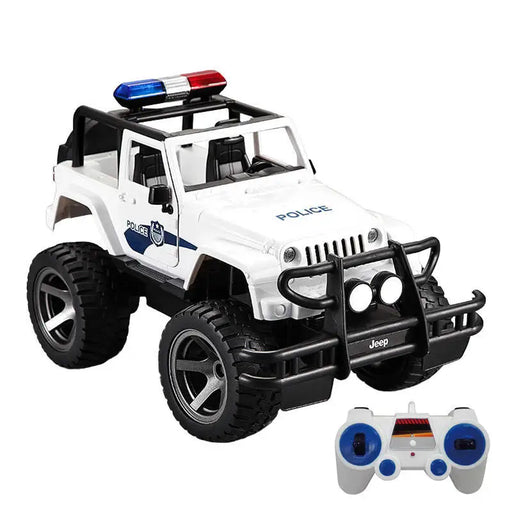 Remote-controlled car 1:12 Double Eagle (white) Jeep (Police) E550-003 - Remote-controlled cars<<<Toys<<<InnproXML