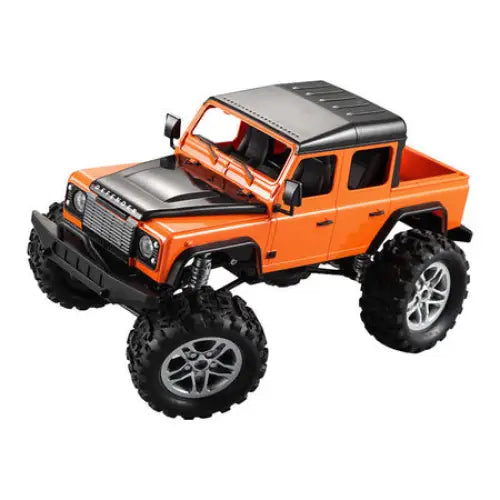 Remote-controlled car 1:14 Double Eagle (orange) Land Rover Defender (Pick-up) E332-003 - Remote-controlled