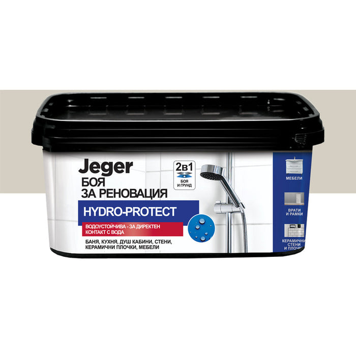 RENOVATION PAINT HYDRO-PROTECT WARM GRAY 2 L JEGER - Алкидни и водоразтворими<<<Бои за метал и дърво<<<Бои и