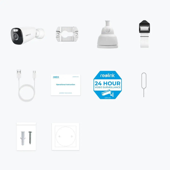 Reolink Argus Series B360 - 4K Outdoor Battery Wi-Fi Camera Smart Detection Easy & Flexible Installation - Video