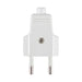 REPLACEABLE FLAT PLUG FOR HOME USE 10A 250V WHITE TIMEX - Щепсели и куплунги<<<Електроматериали<<<Praktiker&&&Щепсели и