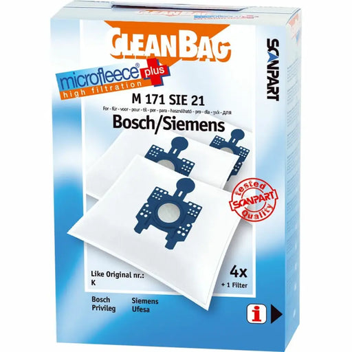 Replacement Bag for Vacuum Cleaner Scanpart M 171 SIE 21 BOSCH SIEMENS - Почистване Прахосмукачки И Гладене<<<Дом