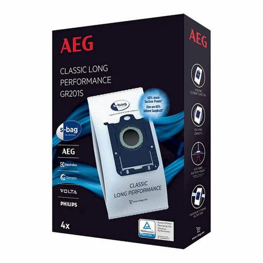 Replacement Bag for Vacuum Cleaner Sil.ex Electrolux Philips AEG (4 Units) - Прахосмукачки и роботи<<<Почистване
