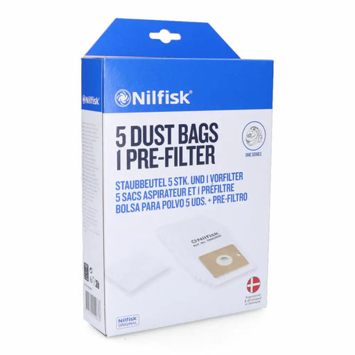 Replacement Bag for Vacuum Cleaner Sil.ex Nilfisk (5 Units) - Почистване Прахосмукачки И Гладене<<<Дом