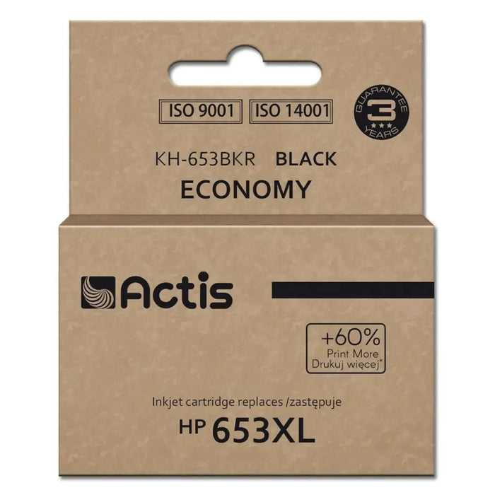 Replacement cartridges Actis KH-653BKR Black - Рециклирани касети с мастило<<<Електроника Периферни и резервни