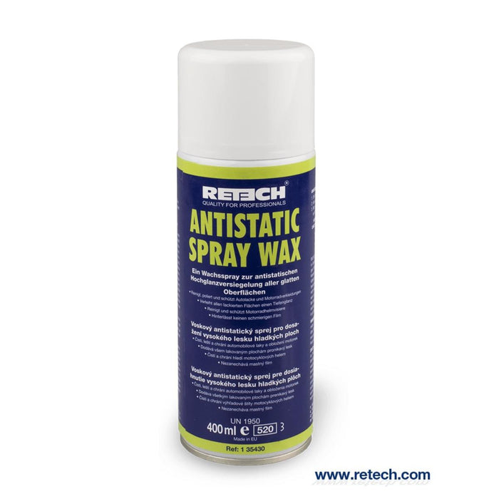 SPRAY WAX ANTISTATIC 400ML RETECH