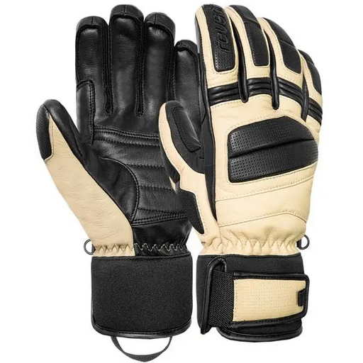 REUSCH MASTER PRO GLOVES SIZE 8.5 BEIGE AND BLACK - GlovesNTO-REK<<<SkiingNTO<<<ActionPL