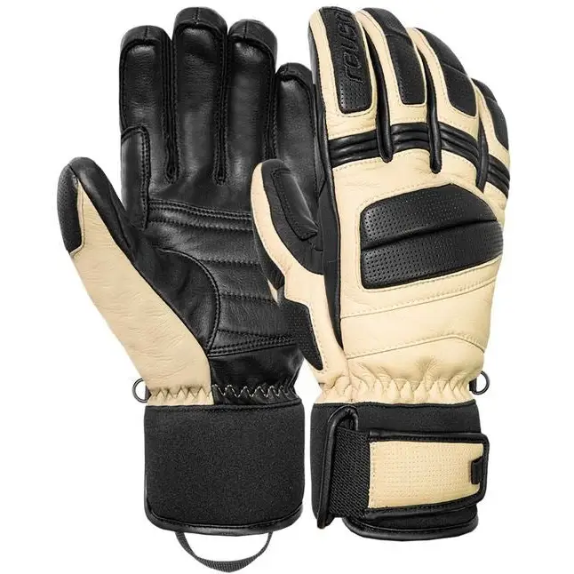 REUSCH MASTER PRO GLOVES SIZE 8.5 BEIGE AND BLACK - GlovesNTO-REK<<<SkiingNTO<<<ActionPL