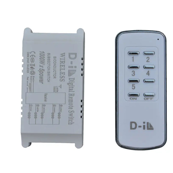 RF CONTROLLER FIVE CHANNEL D-IL - LED ленти и аксесоари<<<Вътрешно осветление<<<Мебели и интериор<<<Praktiker&&&LED