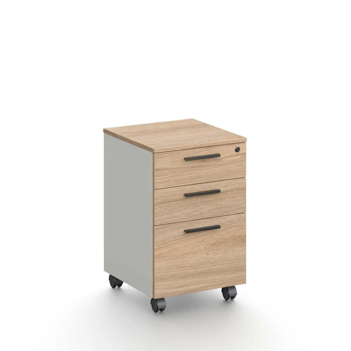RFG Container Monaco 400 x 420 x 620 mm elm and white - Офис маси и бюра<<<За офиса<<<ZoraSite