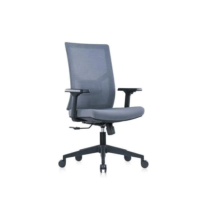 RFG Ergonomic chair Snow Black W light gray seat light gray backrest - Офис столове<<<За офиса<<<ZoraSite