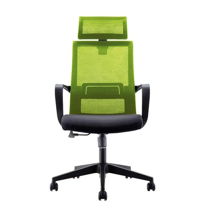 RFG Executive chair Smart HB damask and mesh black seat green back - Офис столове<<<За офиса<<<ZoraSite