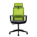 RFG Executive chair Smart HB damask and mesh black seat green back - Офис столове<<<За офиса<<<ZoraSite