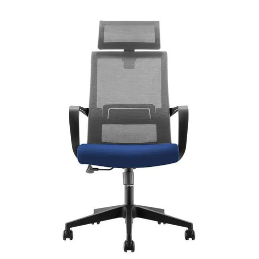 RFG Executive chair Smart HB damask and mesh dark blue seat gray back - Офис столове<<<За офиса<<<ZoraSite