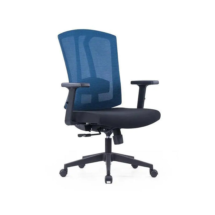 RFG Office chair Brixxen W black seat dark blue backrest - Офис столове<<<За офиса<<<ZoraSite