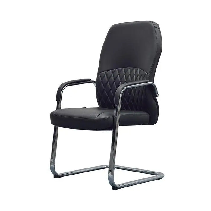 RFG Visitor chair CRONO M eco-leather black 2 pieces in a set - Офис столове<<<За офиса<<<ZoraSite