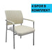 RFG Visitor’s chair Glos M beige 4 pieces in a set - Офис столове<<<За офиса<<<ZoraSite