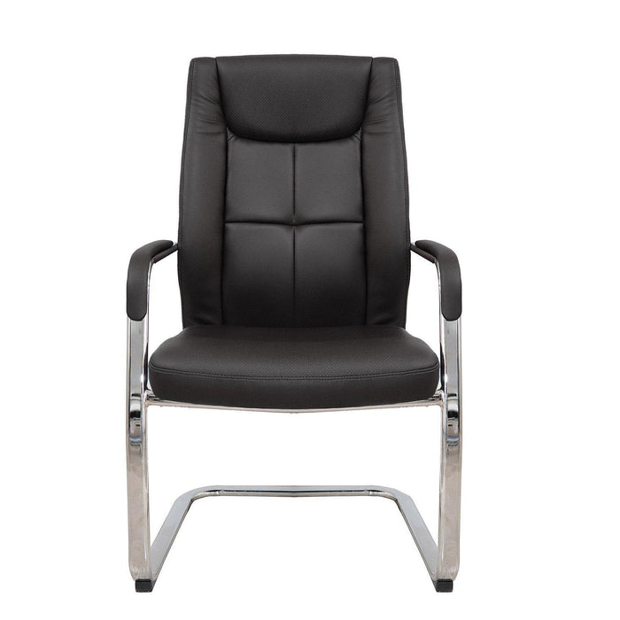 RFG Visitor's chair BOGART M, eco-leather, black