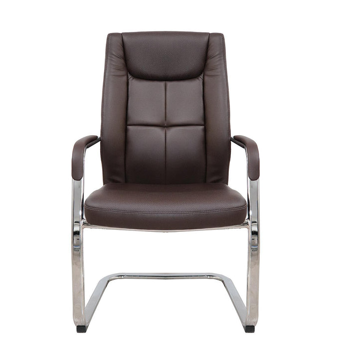 RFG Visitor's chair BOGART M, eco-leather, brown