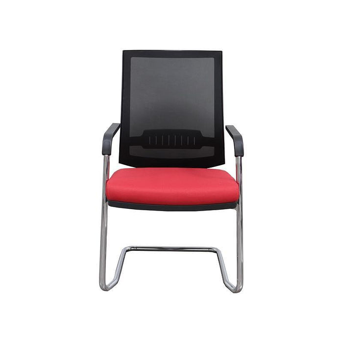 RFG Visitor chair Elli 05 M, red seat, black backrest