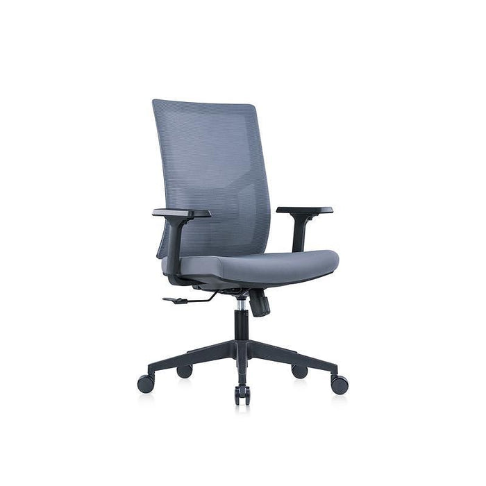 RFG Ergonomic chair Snow Black W, light gray seat, light gray backrest