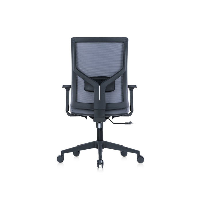 RFG Ergonomic chair Snow Black W, light gray seat, light gray backrest