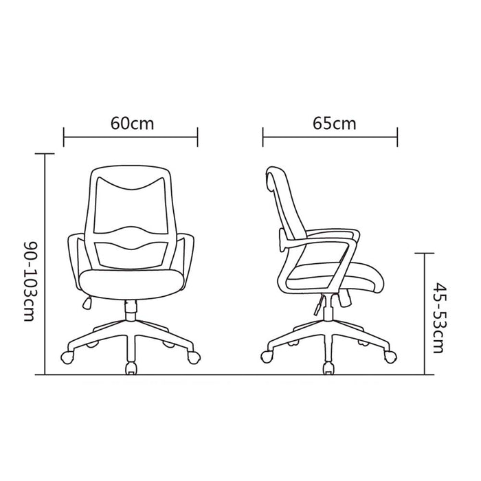 RFG Work chair Sven W black