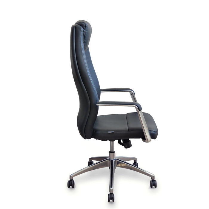 RFG Director's chair BOGART HB, eco-leather, black