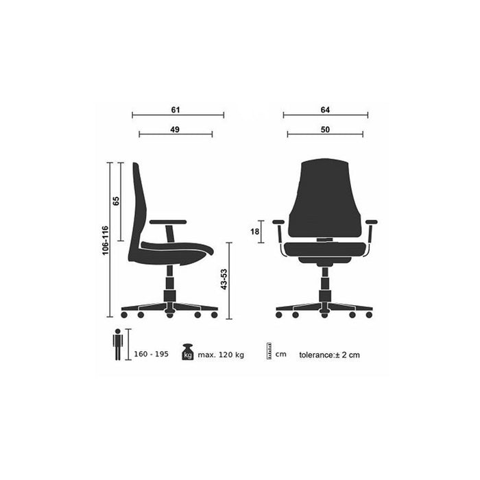 RFG Director's chair Spike 13 HB, black