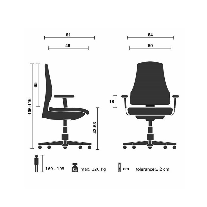 RFG Director's chair Spike 13 HB, purple