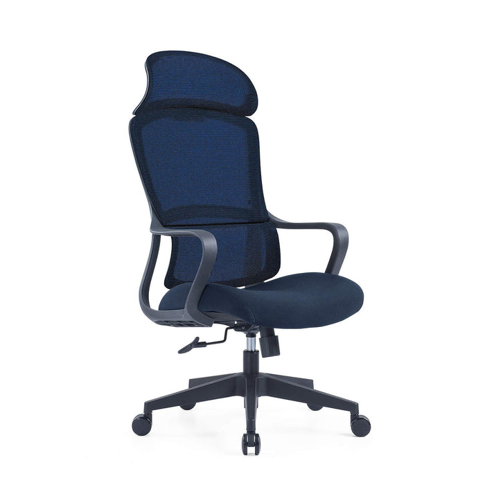 RFG Director's chair Best HB, damask and mesh, dark blue seat, dark blue back