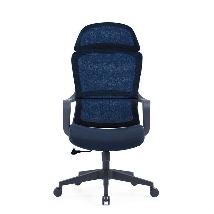 RFG Director's chair Best HB, damask and mesh, dark blue seat, dark blue back