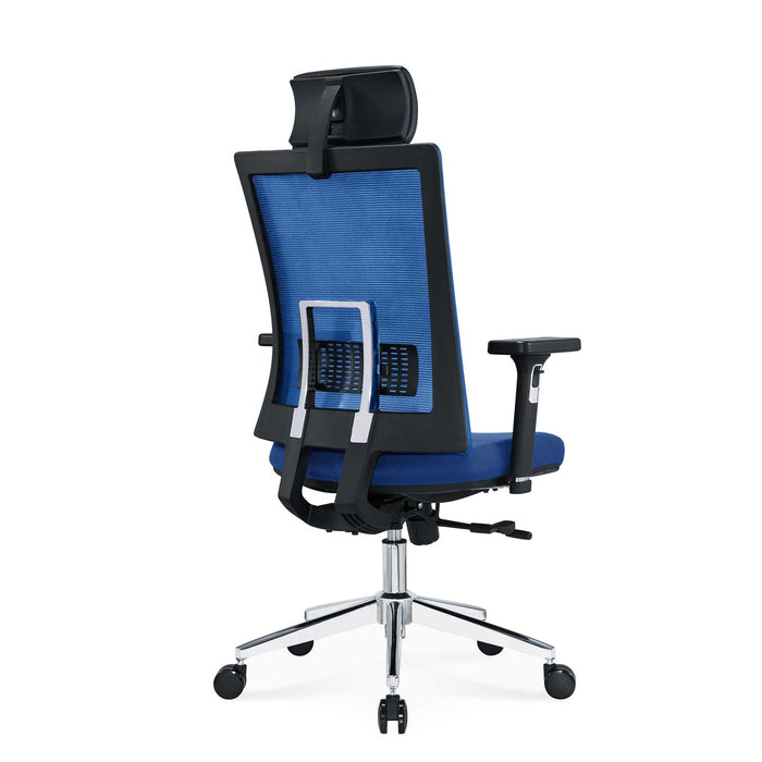 RFG Ergonomic chair Luxe Chrome HB, blue