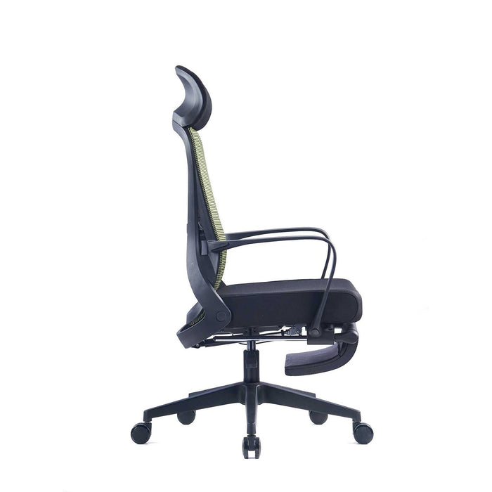 RFG Executive chair Enjoy HB, black seat, green back