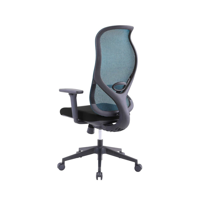 RFG Ergonomic chair STAR HB, black seat, blue backrest
