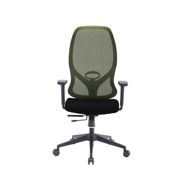 RFG Ergonomic chair STAR HB, black seat, green backrest
