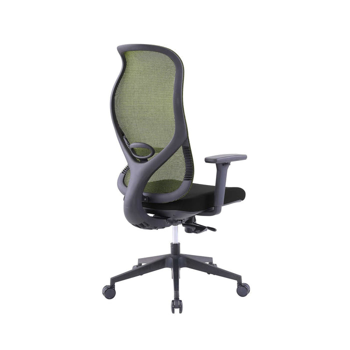 RFG Ergonomic chair STAR HB, black seat, green backrest